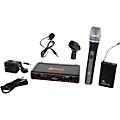 Galaxy Audio EDXR/HHBPV Dual-Channel Wireless Handheld and Lavalier System Band D BlackBand D Black