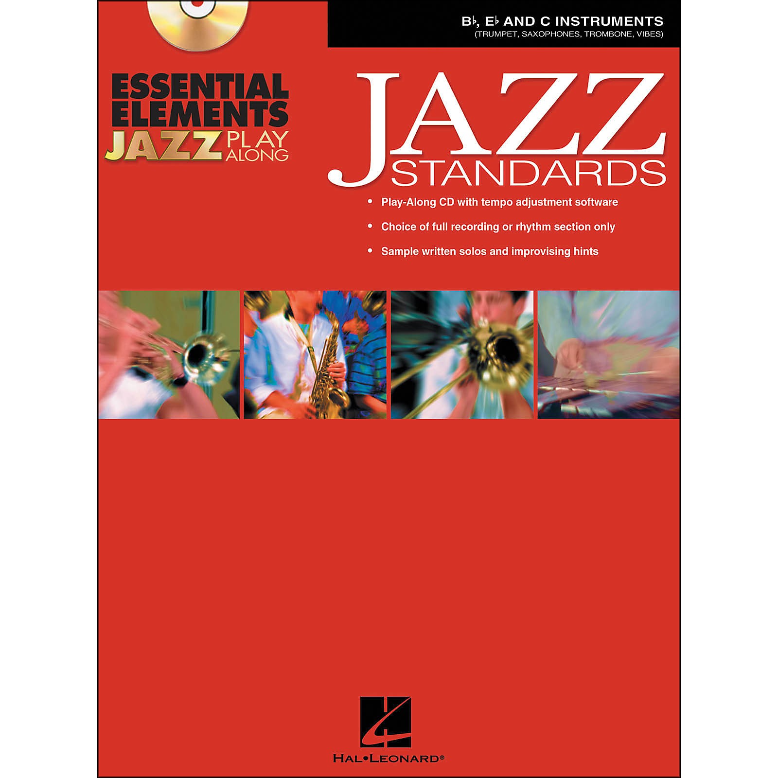 Hal Leonard EE Jazz Play Along: Jazz Standards B-Flat, E-Flat And C ...