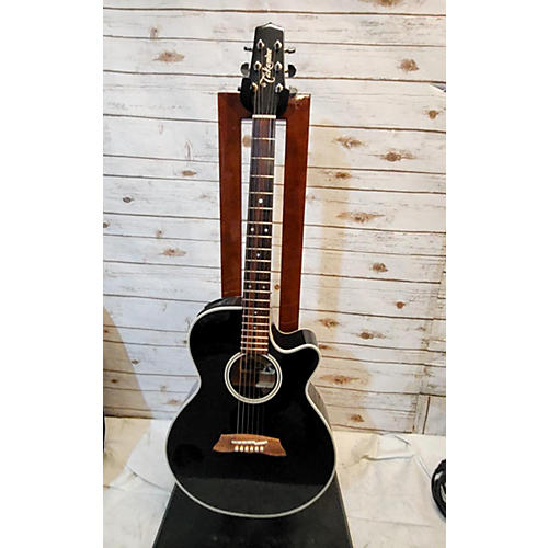 Takamine EF261S Acoustic Electric Guitar Black