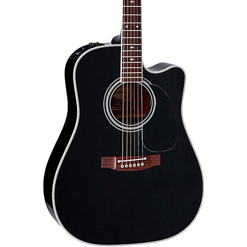 Takamine EF341SC Pro Series Dreadnought Cutaway Acoustic-Electric Guitar Condition 2 - Blemished Black 197881131739