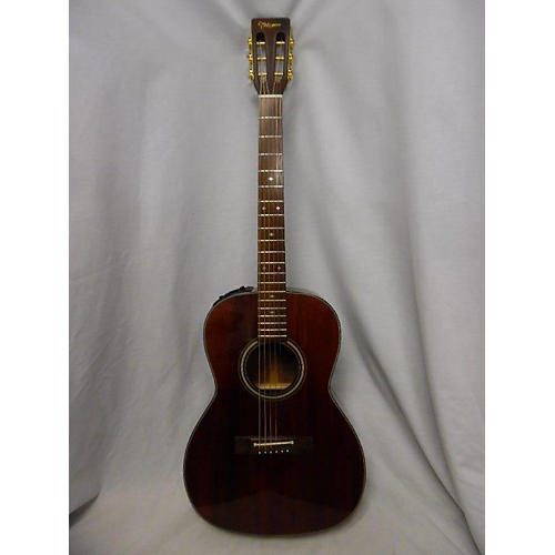 Takamine EF408 Acoustic Electric Guitar Wine Red
