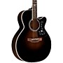 Open-Box Takamine EF450C Thermal Top Acoustic-Electric Guitar Condition 2 - Blemished Transparent Black Sunburst 194744296987