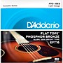 D'Addario EFT16 Flat Top PB Light Acoustic Guitar Strings
