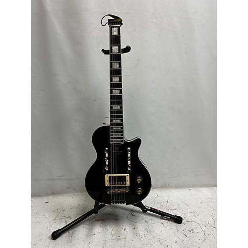 Traveler Guitar EG1 Custom Electric Guitar Black and Gold