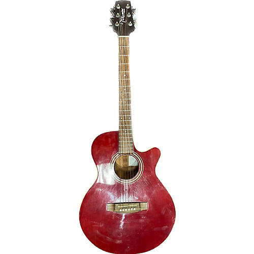 Takamine EG260C Acoustic Electric Guitar Red