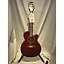 Used Takamine EG540C Acoustic Electric Guitar Red