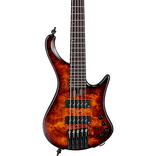 Ibanez EHB1505S 5-String Multi Scale Ergonomic Headless Bass Guitar Condition 1 - Mint Dragon Eye Burst Low Gloss