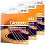 D'Addario EJ15 Phosphor Bronze Extra Light Acoustic Strings 3-Pack
