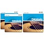 D'Addario EJ16 Phosphor Bronze Light Acoustic Guitar Strings 3 Pack