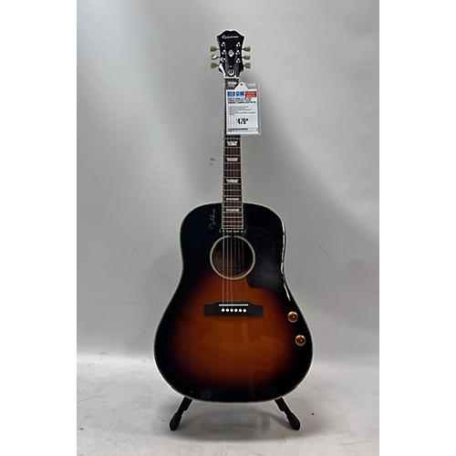 Epiphone EJ160E John Lennon Signature Acoustic Electric Guitar 2 Color Sunburst