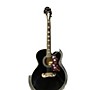 Used Epiphone EJ200CE Acoustic Electric Guitar Black