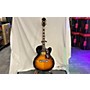 Used Epiphone EJ200SCE Acoustic Electric Guitar Tobacco Burst