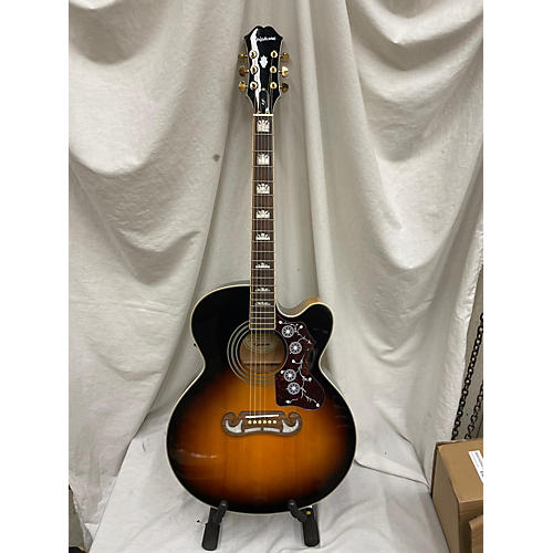 Epiphone EJ200SCE Acoustic Electric Guitar 2 Color Sunburst