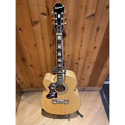 Epiphone EJ200SCE Left Handed Acoustic Electric Guitar