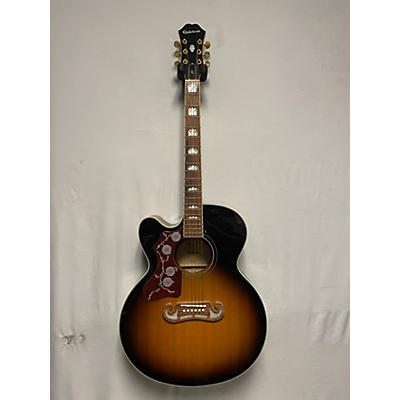 Epiphone EJ200SCE Left Handed Acoustic Electric Guitar