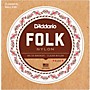 D'Addario EJ33 Folk Nylon 80/20 Bronze/Ball End Clear Treble Guitar Strings