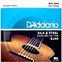 D'Addario EJ40 Silk & Steel Ball-End Acoustic Folk Guitar Strings - (11-47)