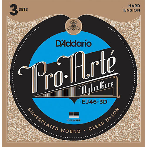 D'Addario EJ46 Pro-Arte Classical Guitar Strings 3-Pack