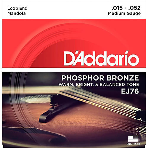 EJ76 Phosphor Bronze Medium Mandola Strings (15-52)