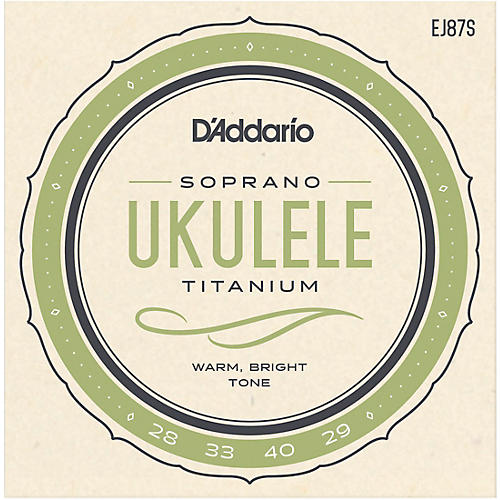 D'Addario EJ87S Titanium Soprano Ukulele Strings Condition 1 - Mint