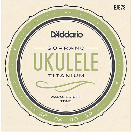 D'Addario EJ87S Titanium Soprano Ukulele Strings