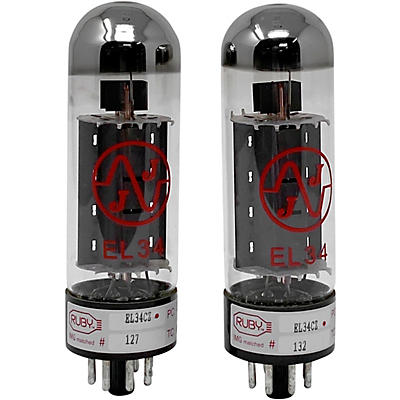 Ruby EL34CZ Matched Power Tubes