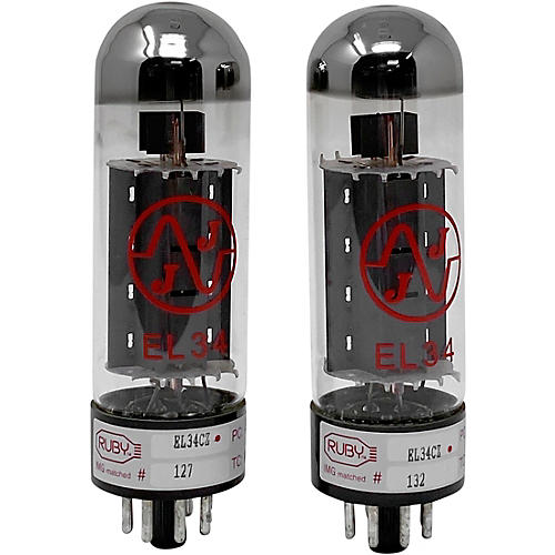 Ruby EL34CZ Matched Power Tubes Matched Pair