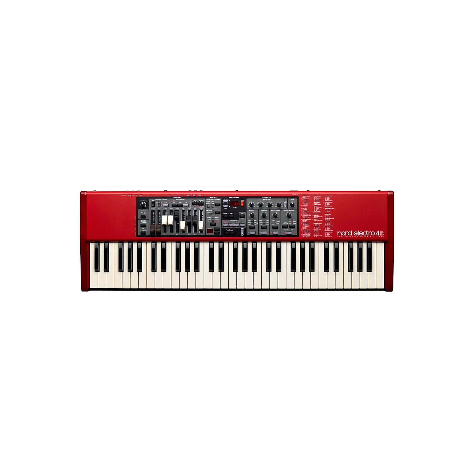 Nord ELECTRO 4D SW61 61Key Keyboard Musician