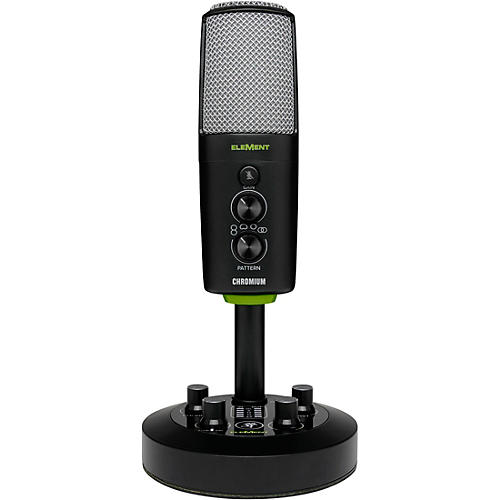 Mackie EM-CHROMIUM Premium USB Condenser Microphone With Built-in 2-Channel Mixer Condition 2 - Blemished  197881102937