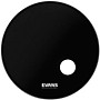 EVANS EMAD Resonant Bass Drum Head - Black 24 in.