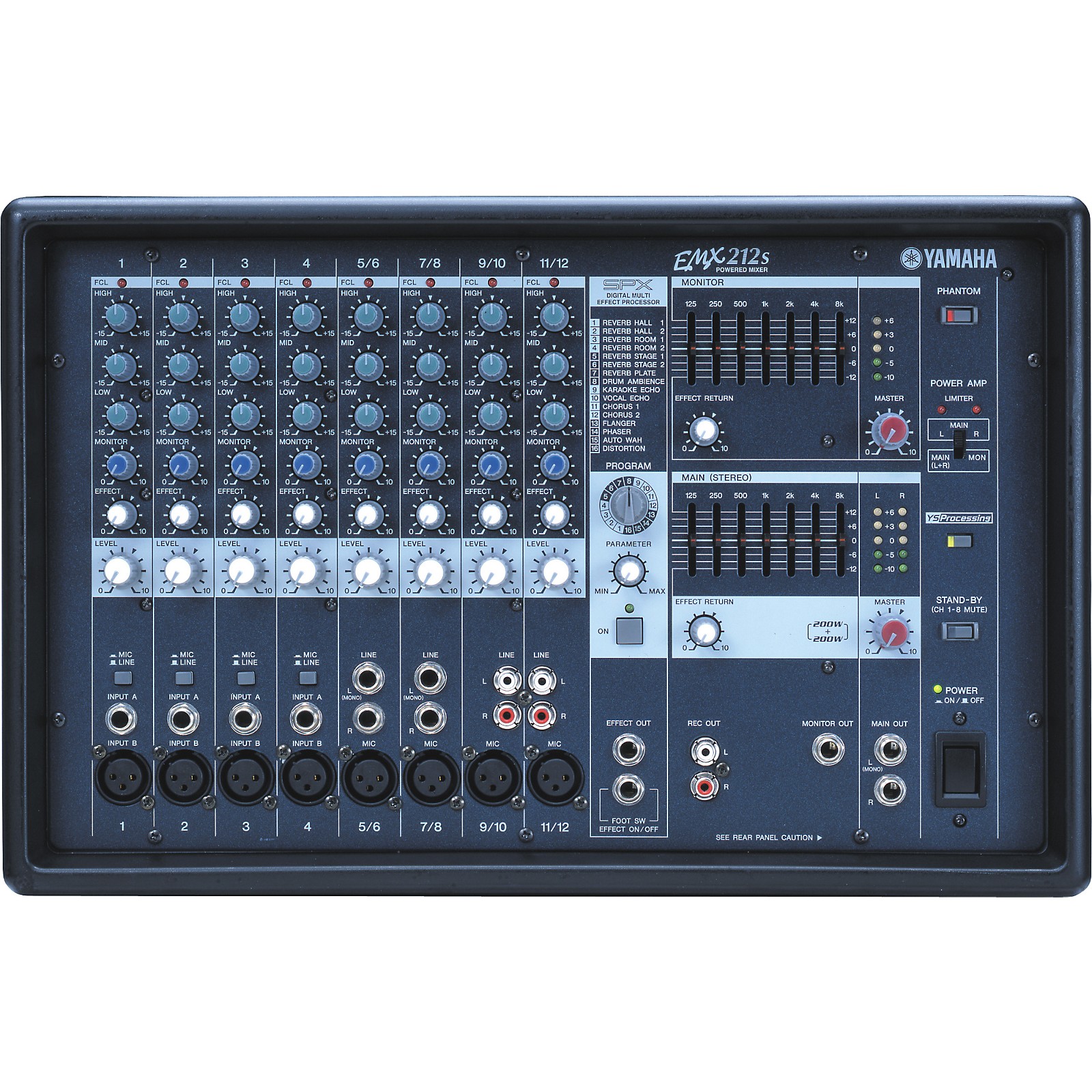 Yamaha Emx S Channel Powered Mixer Musician S Friend