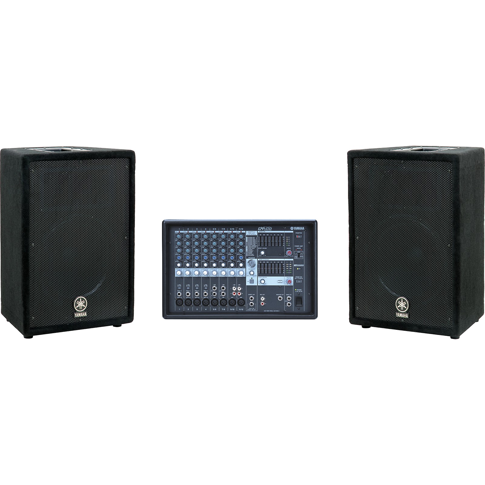 Yamaha EMX212S mixer / A12 Speaker Package Musician's Friend
