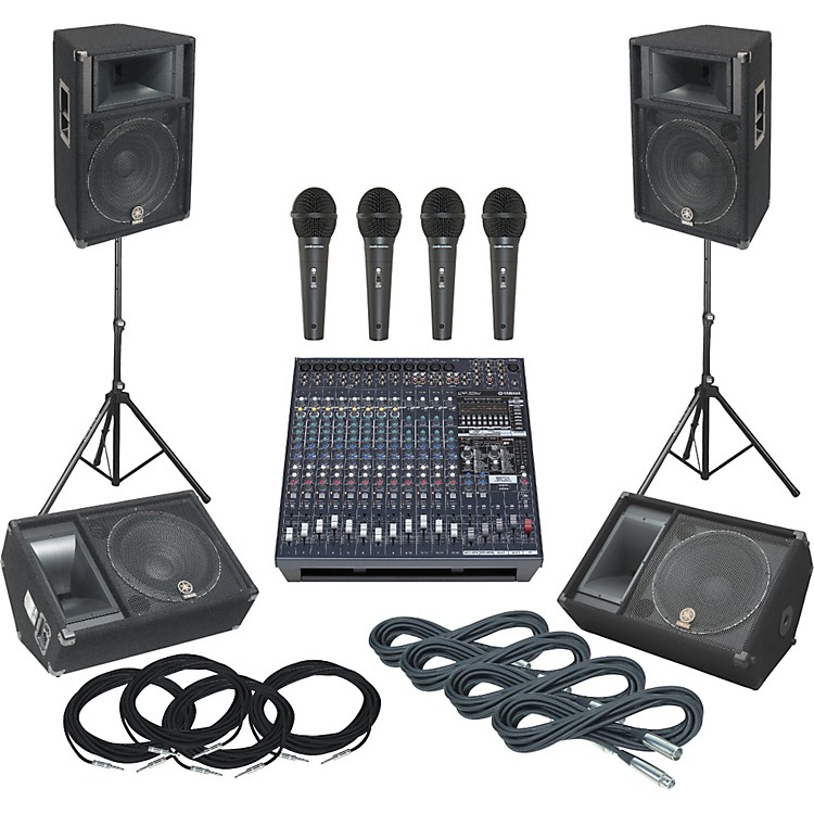 Yamaha EMX5016CF / S115V / SM15V PA System with Monitors | Musician's ...