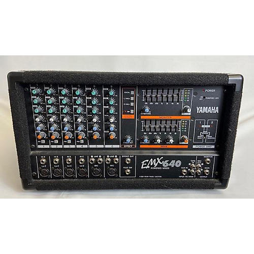 Yamaha EMX640 Powered Mixer Musician's Friend