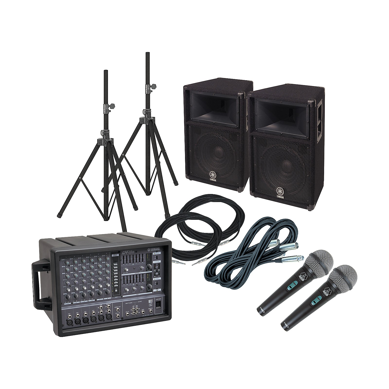 Yamaha EMX66MS112V PA Package Musician