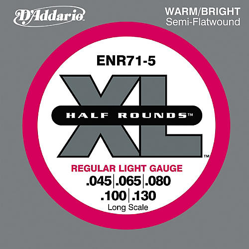 D'Addario ENR71 5 Half Rounds Light 5 String Bass Strings