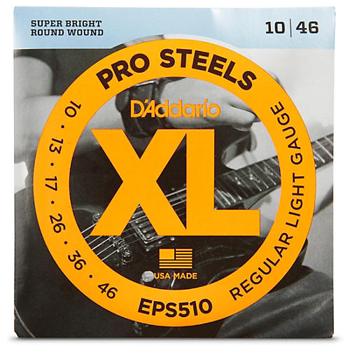 D'Addario EPS510 ProSteels Light Electric Guitar Strings