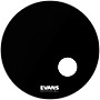 EVANS EQ3 Black Resonant Bass Drum Head - 22 in.