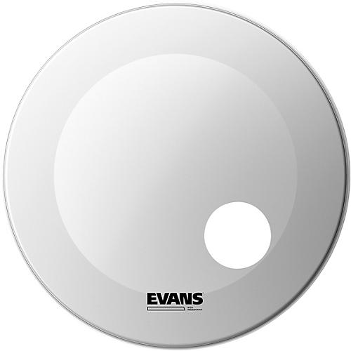 Evans EQ3 Coated White Resonant Bass Drum Head 18 in.