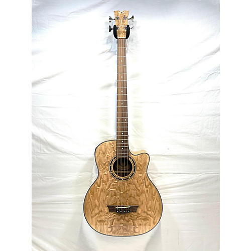Dean EQABA GN Acoustic Bass Guitar Quilted Ash