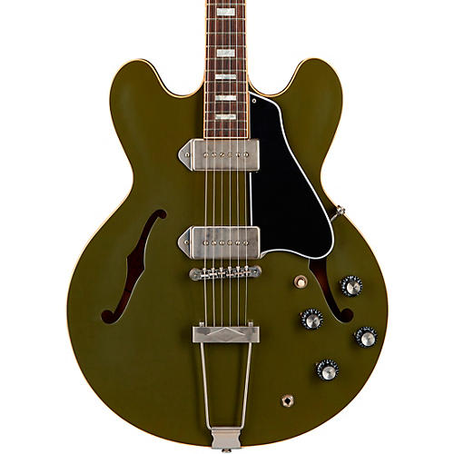 ES-330 2018 Semi-Hollow Electric Guitar Olive Drab Green