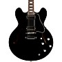 Gibson ES-335 '60s Block Guitar Center-Exclusive Semi-Hollow Electric Guitar - Ebony 207260209