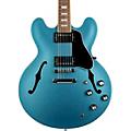 Gibson ES-335 '60s Block Guitar Center-Exclusive Semi-Hollow Electric Guitar EbonyPelham Blue