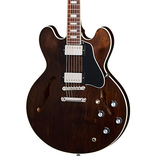 Gibson ES-335 '60s Block Guitar Center-Exclusive Semi-Hollow Electric Guitar Walnut