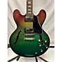 Used Gibson ES335 Figured Hollow Body Electric Guitar Green Fade to Red