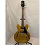 Used Epiphone ES335 Hollow Body Electric Guitar Gold