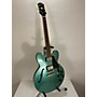Used Epiphone ES335 Hollow Body Electric Guitar Emerald Green