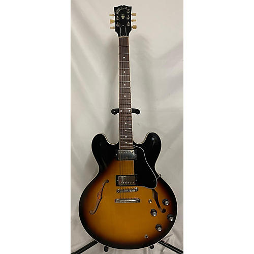 Gibson ES335 Satin Hollow Body Electric Guitar 2 Color Sunburst