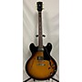Used Gibson ES335 Satin Hollow Body Electric Guitar 2 Color Sunburst