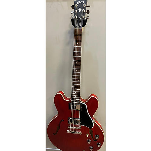 Gibson ES335 Satin Hollow Body Electric Guitar Satin Red